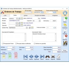 Itactil Gestión Taller órdenes de trabajo