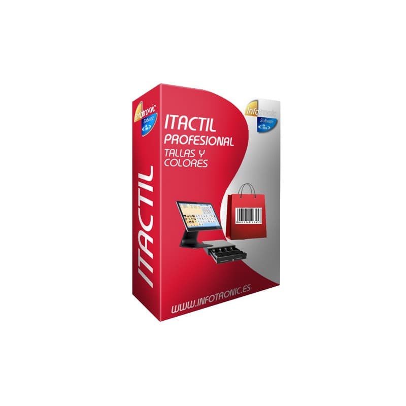 Itactil Profesional Tallas y Colores Software de TPV
